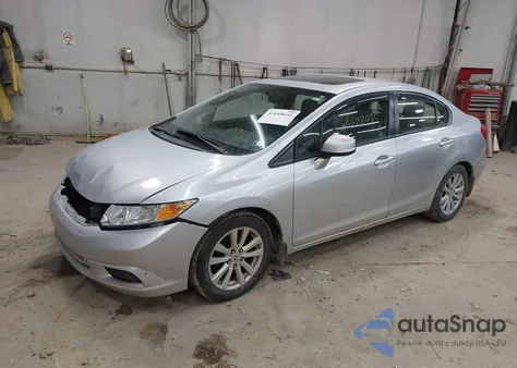 2012 Honda Civic Ex-L z USA, uszkodzony, nr VIN 2HGFB2F98CH528490
